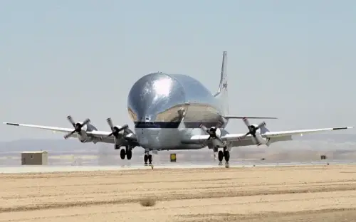 Extraordinary footage reveals interior of world's most peculiar aircraft Super Guppy
