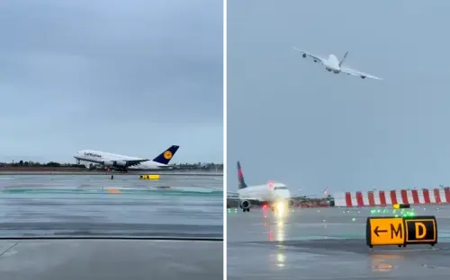 Retiring Airbus A380 pilot performs breathtaking maneuver