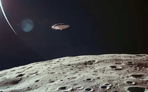 Puzzled astronomer stumped by UFO caught flying across the moon