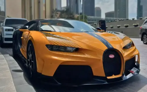 Incredibly rare Bugatti Chiron Super Sport '55 1 of 1' spotted in Dubai