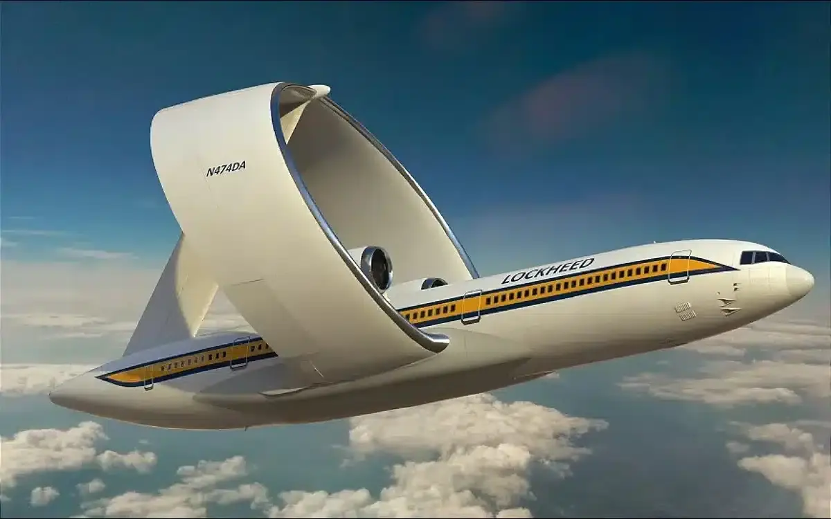 Fuel efficient Lockheed Ring Wing only has one wing