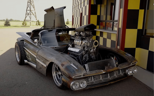 Camino drag car 'The Hulk' - you don't want to make it angry