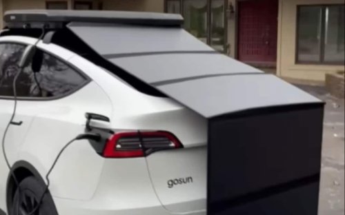 US man finds genius way to charge his Tesla anywhere — no charging port needed