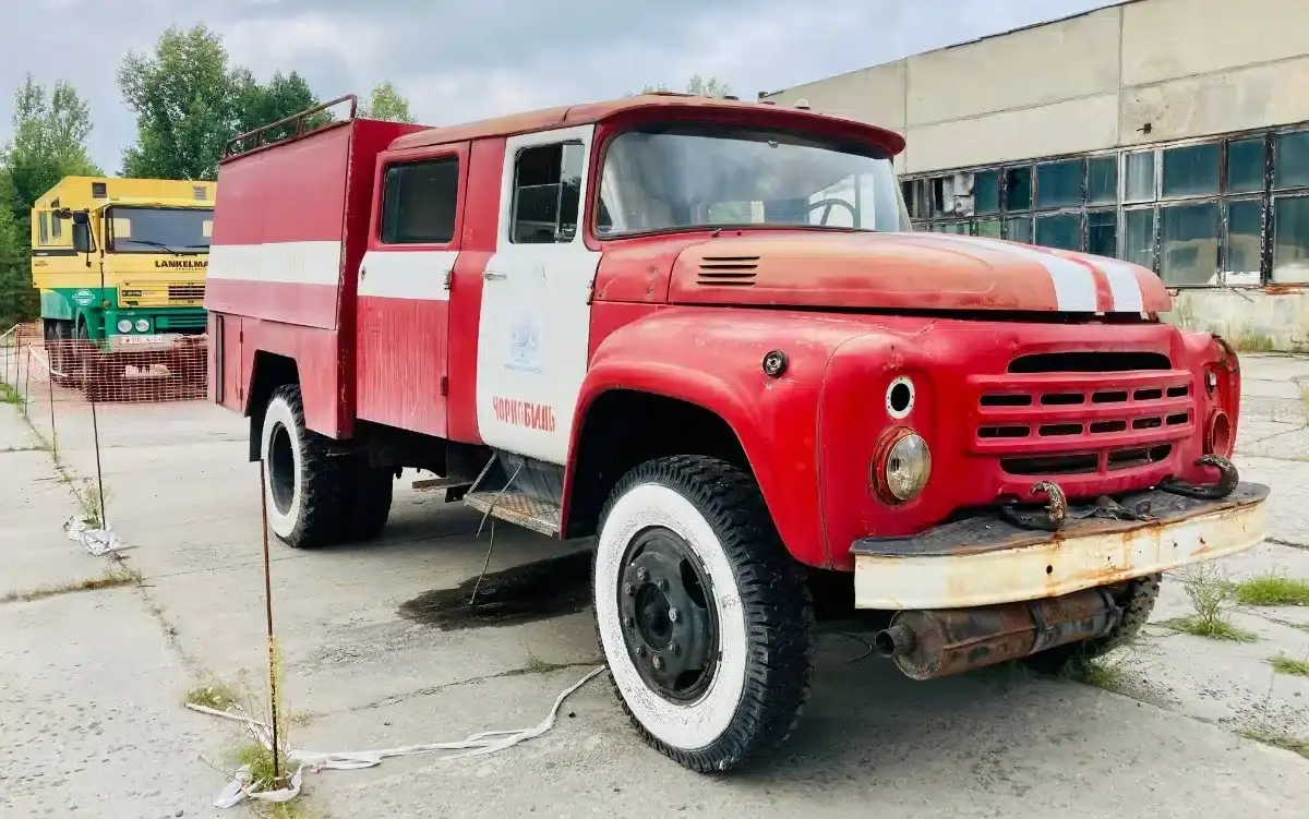 Images reveal truth behind vehicle cemetery in Chernobyl