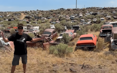 Man in Idaho finds acres upon acres of abandoned cars, the US's largest junkyard