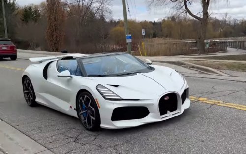 Toronto man stunned as ultra-rare 1-of-99 $5M Bugatti hypercar rolls by his house