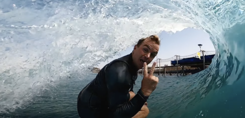 Jamie O'Brien and Friends Surf Kelly Slater's Wave Pool with Destination Red Bull (Watch)