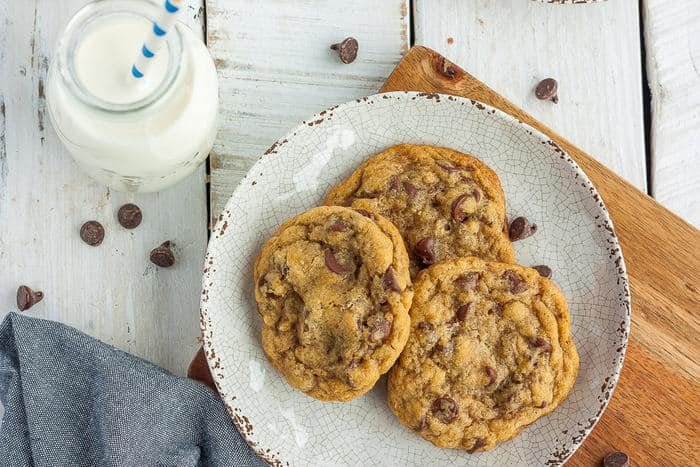 The BEST Air Fryer Chocolate Chip Cookies