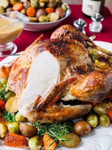 Easy Roast Turkey with Gravy