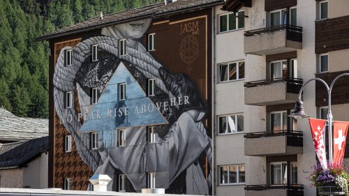 Zermatt mural honours first woman to climb Matterhorn