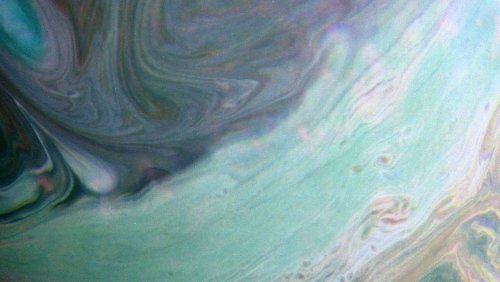 Swirling storms on Saturn and Jupiter are unlike anything on Earth