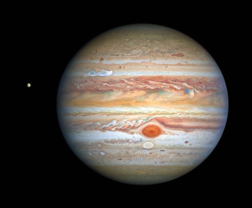 Hubble sees Jupiter erupt with storms big enough to swallow Earth
