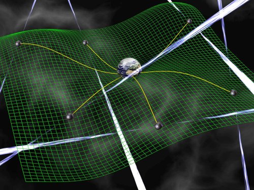 Pulsars, black holes, spacetime, and the search for the center of the solar system