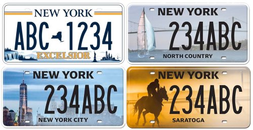 New York unveils new regional license plates: See what CNY design ...