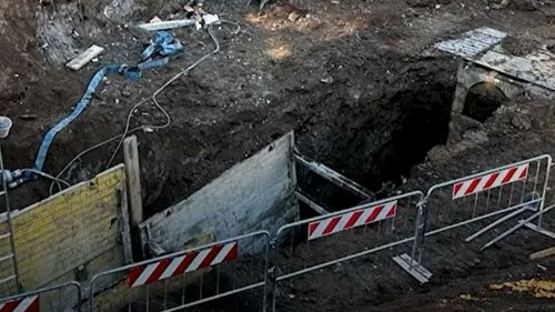 Rom: Antike Hekulesstatue bei Kanalbauarbeiten entdeckt
