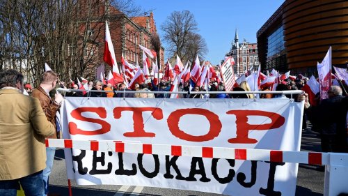 Grenzübergang Görlitz: Rechte Demo von Polen gegen deutsche Asylpolitik