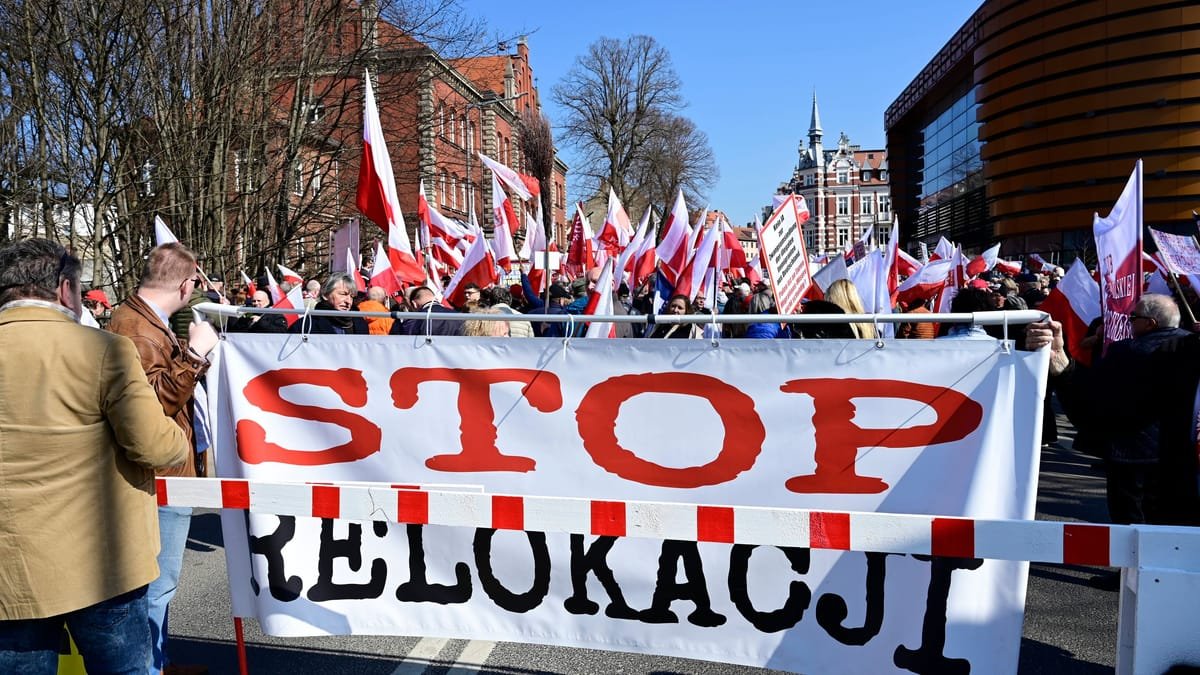Grenzübergang Görlitz: Rechte Demo von Polen gegen deutsche Asylpolitik