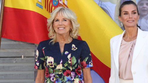 Spanien-Royals: Königin Letizia unterwegs mit Jill Biden und deren Enkeltöchtern