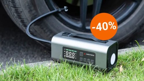 Aldi-Deal: Dieser Yard Force Kompressor ist Powerbank und Starthilfe