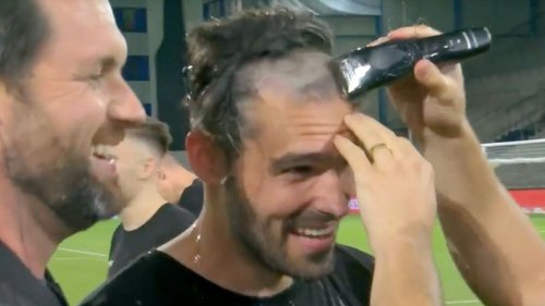 Live im TV: Wiesbadener Profi bekommt Haare rasiert