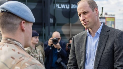 "Danke für alles": Prinz William besucht ukrainische Soldaten an der Grenze