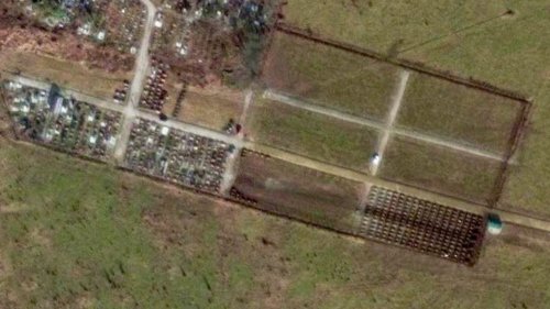 Satellitenbilder zeigen neue Gräber der Wagner-Söldner