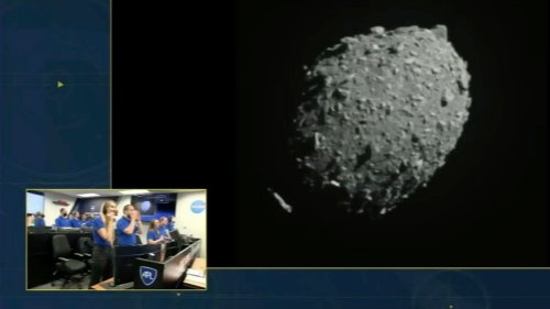 Nasa-Sonde rast bei Experiment in Asteroiden