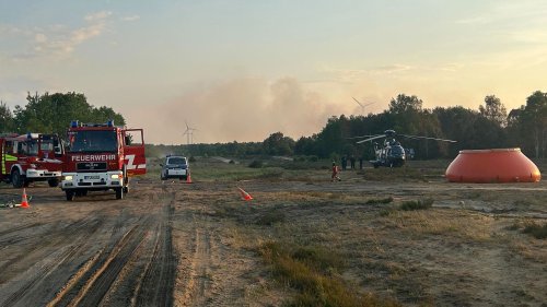 Feuer in Brandenburg: Großschadenslage ausgerufen