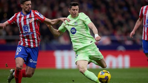 Dank Lewandowski und Yamal: Barça dreht Partie bei Atlético Madrid