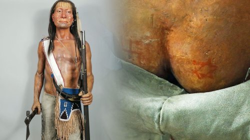 Hakenkreuz auf Hintern von "Indianer": Karl-May-Museum in Radebeul vor Rätsel
