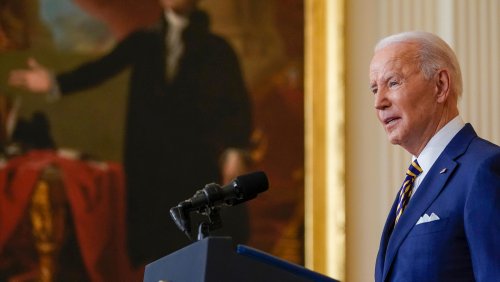 Biden sieht "gewaltigen Fortschritt" in seinem ersten Amtsjahr