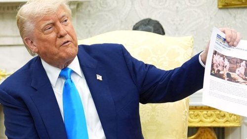 Eklat im Weißen Haus: Das steckt wirklich hinter dem Trump-Bild