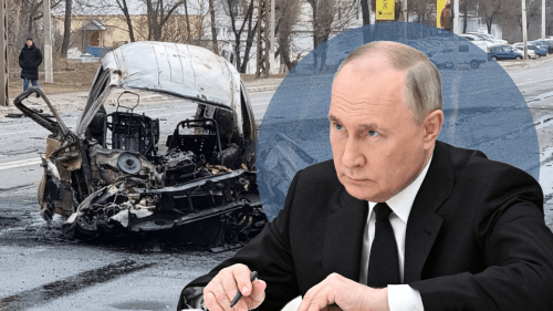 Der Ukraine-Krieg tobt nun auch in Russland: Wladimir Putin hat ein Problem