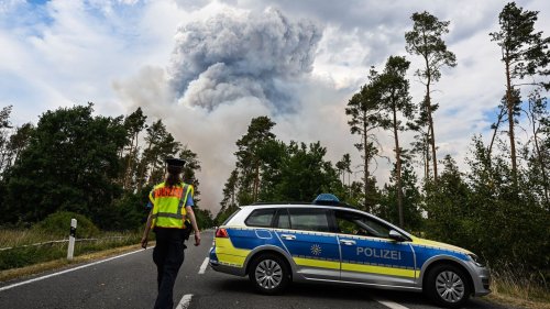 Leipzig: Waldbrand beschäftigt weiter Feuerwehr