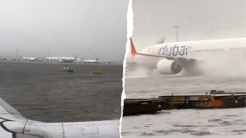 Starkregenfälle sorgen für Chaos: Flughafen in Dubai ist vollständig überschwemmt