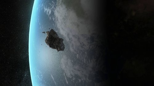 Live-Bilder: Asteroid schrammt nahe an der Erde vorbei