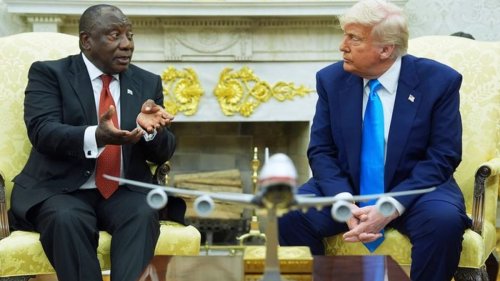 USA: Trump führt Südafrikas Präsidenten Ramaphosa im Weißen Haus vor
