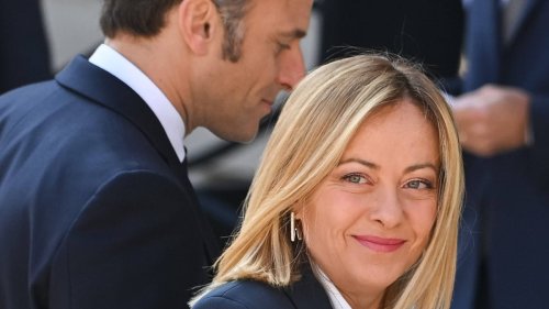 Macron kritisiert Meloni wegen Ukraine-Aussagen