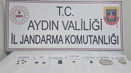 Kaçak kazıda çıkan objeleri satmak için müşteri arayan 4 şüpheli yakalandı!