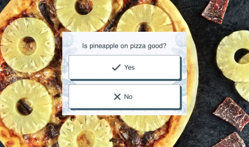 Ananas auf Pizza? Beantworte die großen Fragen des Internets – ein für alle Mal!