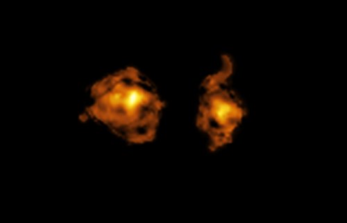 Kosmisches Duell: Quasar-Attacke legt Sternenfabrik lahm