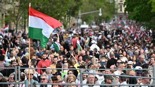 Wieder Großdemonstration gegen Orban