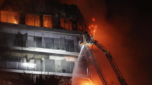 Vier Tote bei Hochhausbrand in Valencia