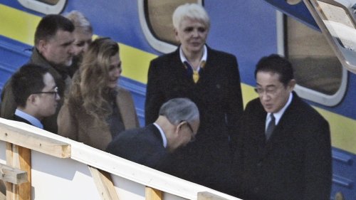 Japans Premier Kishida zu Besuch in Kiew