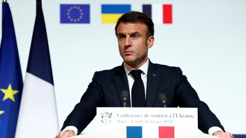 Macron schließt Einsatz von Bodentruppen nicht aus