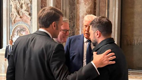++ Selenskyj trifft auch Macron und Starmer in Rom ++