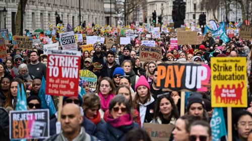 Hunderttausende streiken in Großbritannien