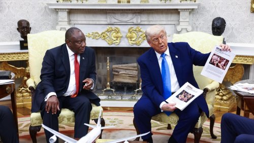 Trump konfrontiert Ramaphosa mit "Genozid"-Vorwürfen