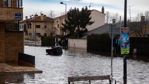 Überflutungen und Dauerregen in Spanien
