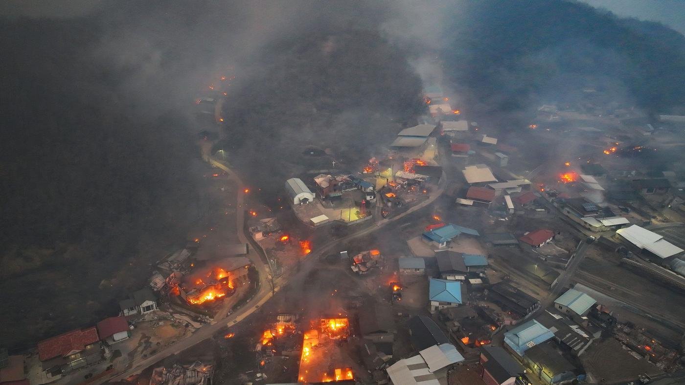 Notfälle: Mindestens 20 Tote bei Waldbränden in Südkorea